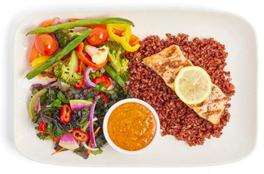 Grilled Sustainable Salmon Plate